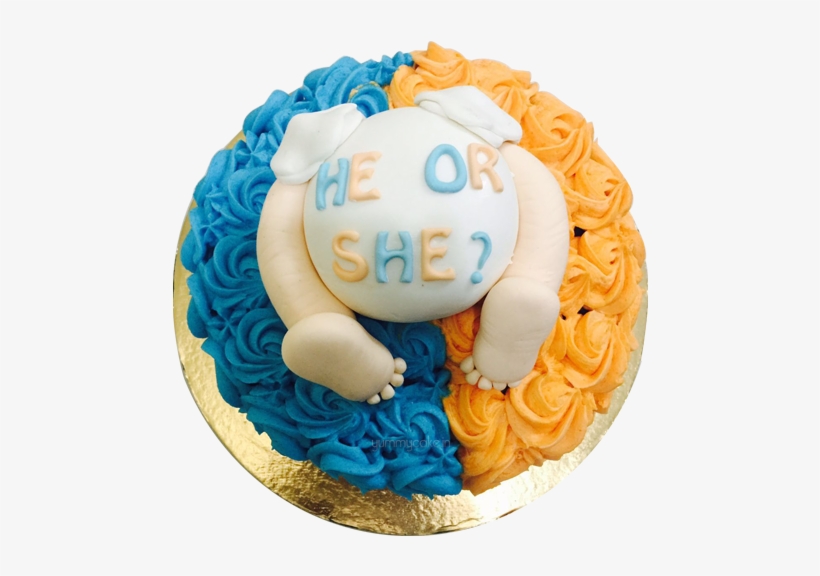 Baby Shower Cake - Baby Shower 1kg Cakes, transparent png download