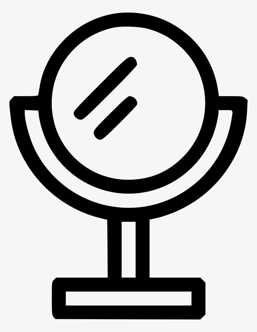 Beauty Care Cosmetics Makeup Salon Table Mirror Comments - Make Up Icon Png, transparent png download