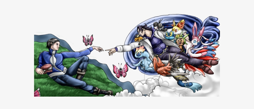 Creation Of Adam - Creation Of Adam Pokemon, transparent png download