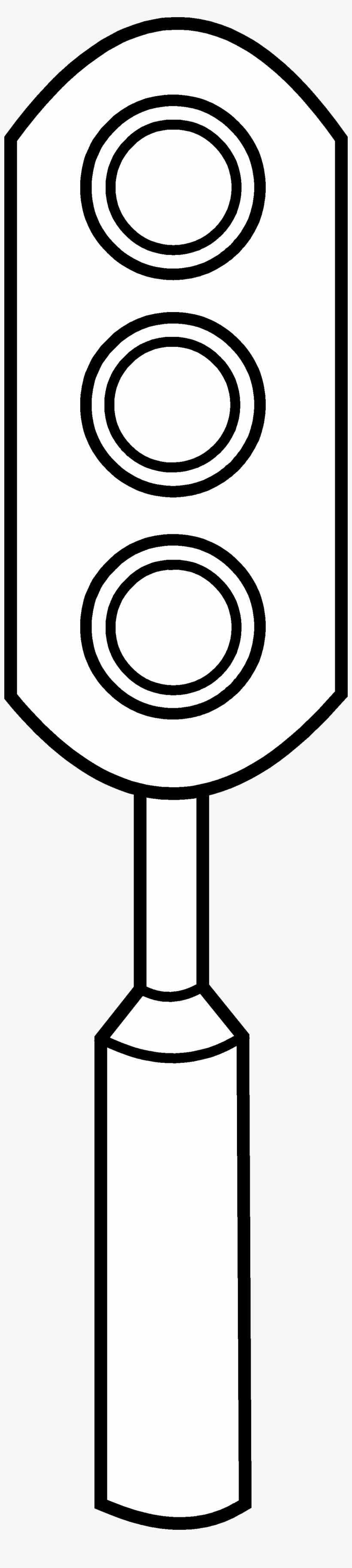 Light Bulb Clipart Flashing Light - Traffic Light Line Art, transparent png download