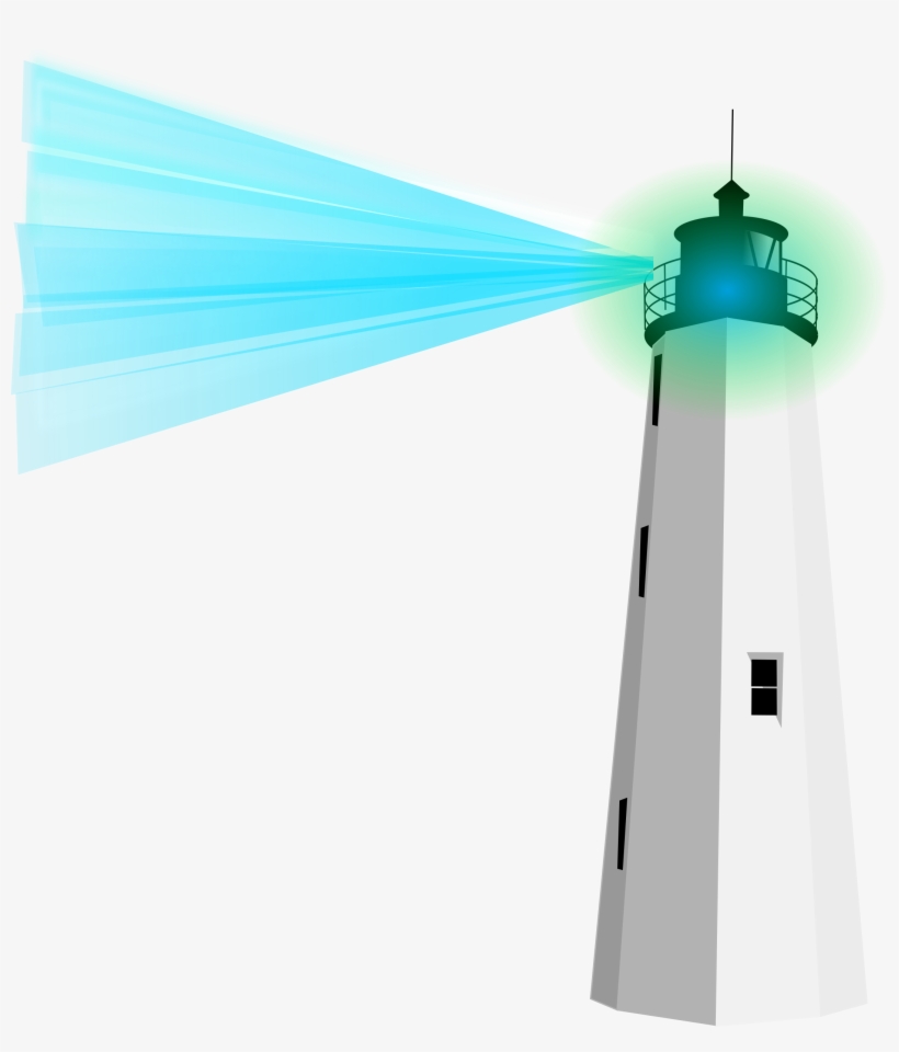 Banner Black And White Library Colorized Big Image - Lighthouse With Light Png, transparent png download