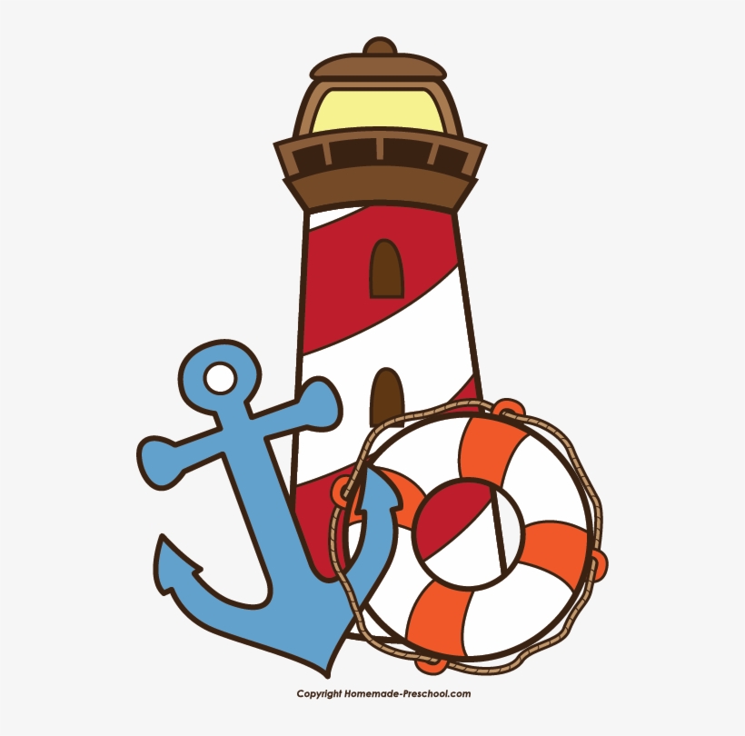 Free Lighthouse Clipart - Nautical Clipart Transparent, transparent png download