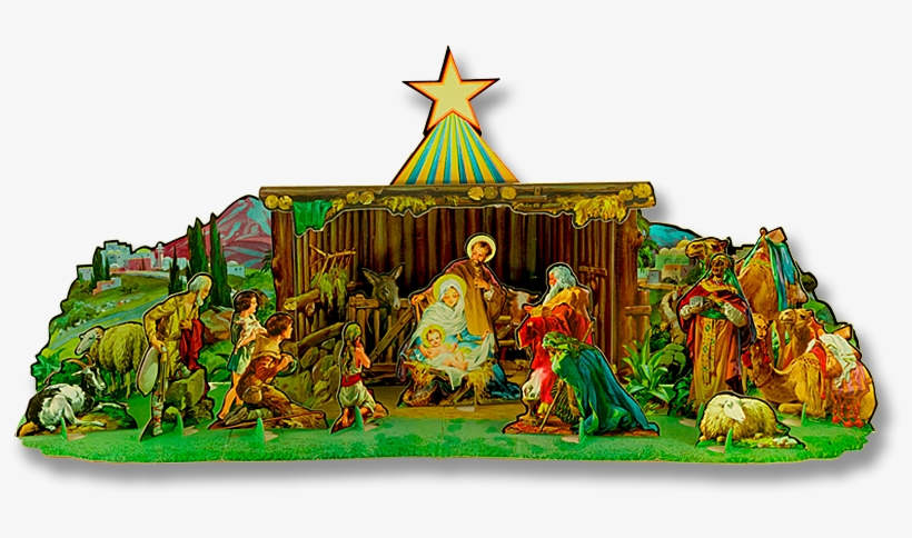 This Old Nativity - Christmas Manger Cut Outs, transparent png download