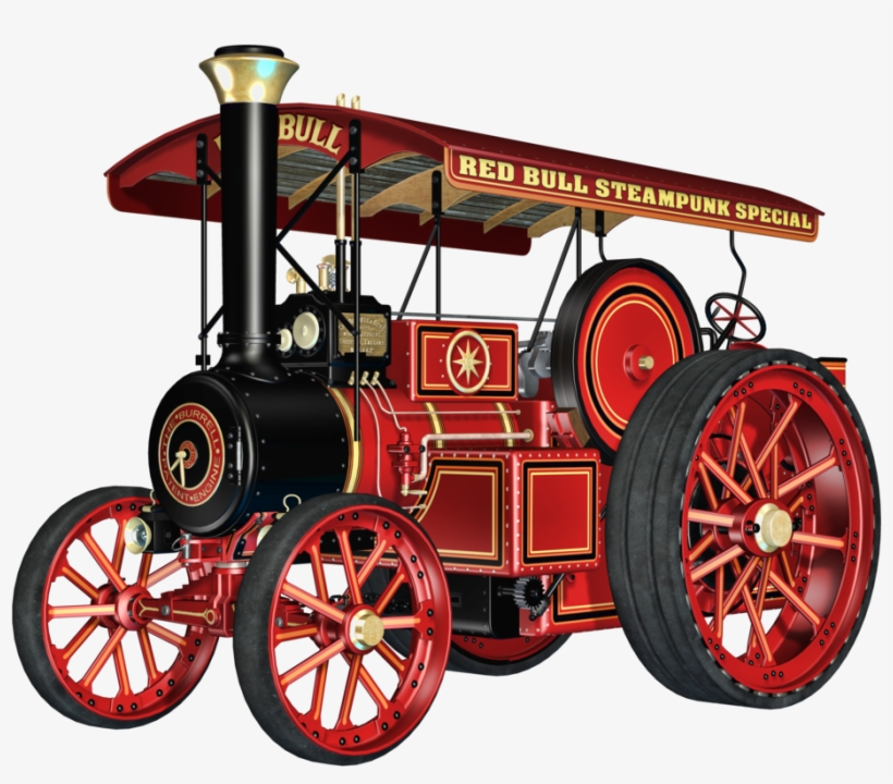 Steam Engine Png Clip Art Download - Traction Engine Transparent Background, transparent png download
