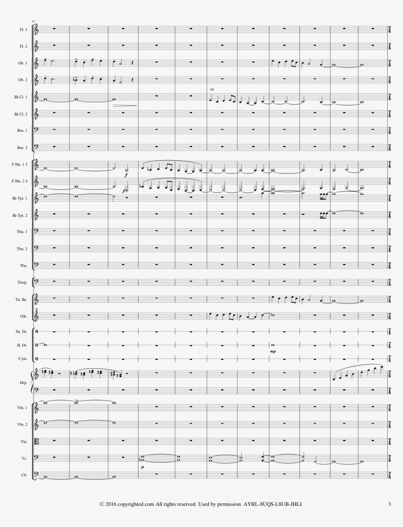 "on The Railroad Tracks" Sheet Music Composed By By - Flute, transparent png download