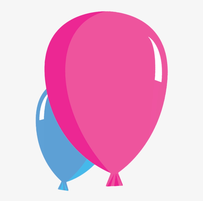 Pink - Pink And Blue Confetti Transparent, transparent png download