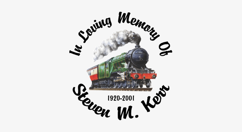 Steam Engine - Loving Memory Baseball Decals, transparent png download