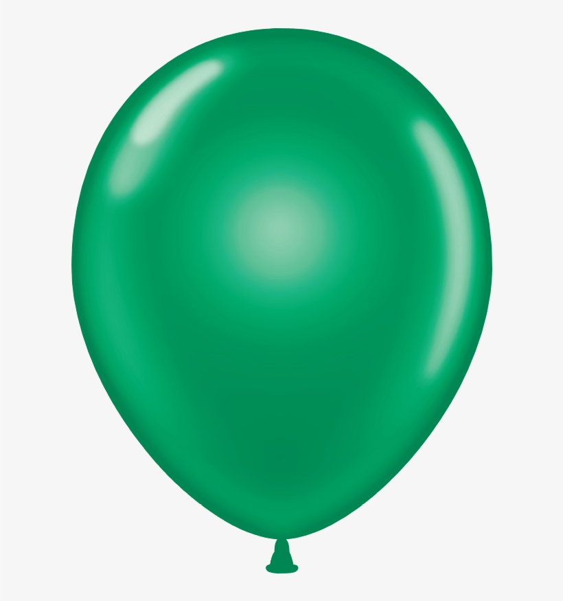 Emerald Green - Green Metallic Balloon, transparent png download