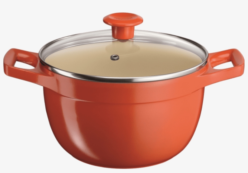 Free Png Cooking Pan Png Images Transparent - Кастрюля Tefal Mineral C7504454 20см. Оранжевый, transparent png download