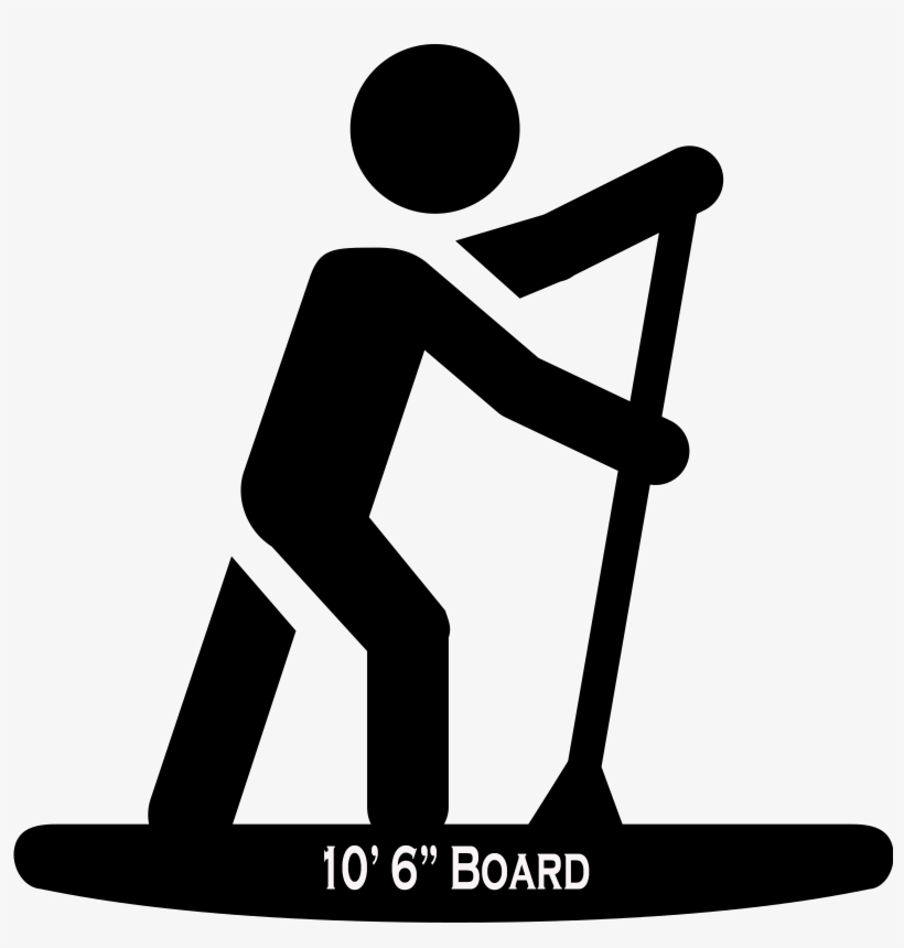 Paddle Board Rental Pensacola - Paddleboard Icon, transparent png download