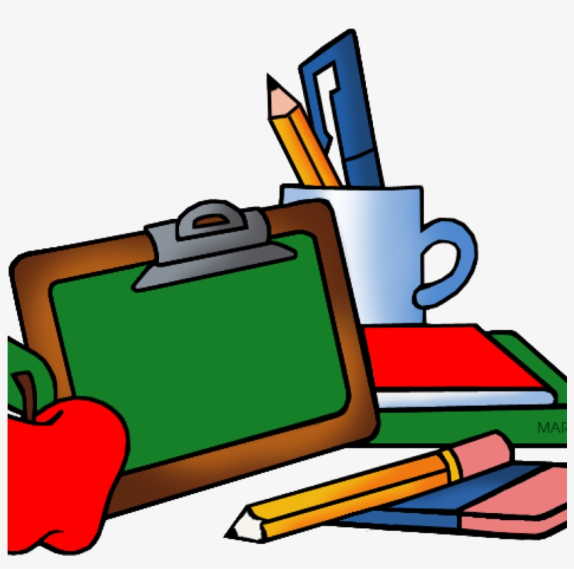 School Supplies Clip Art Brain Clipart Hatenylo - School Supplies Clipart, transparent png download