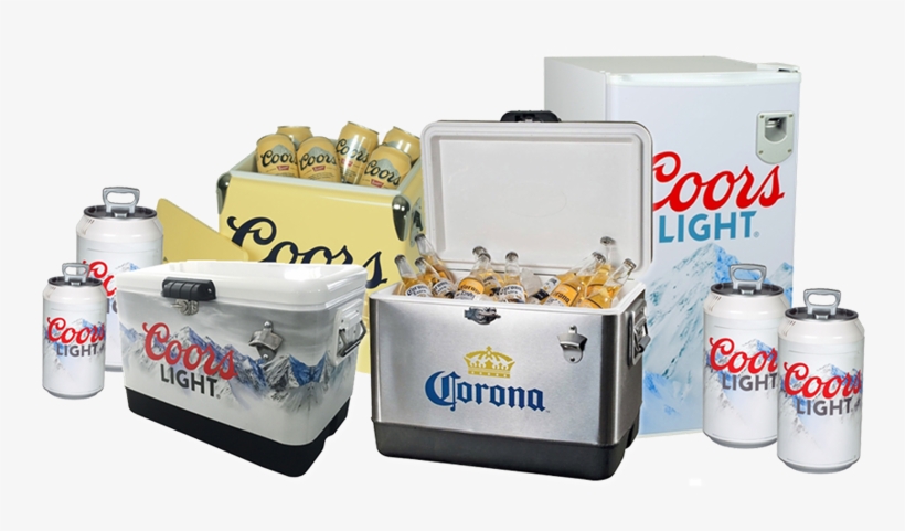 Keep It Cool With Coors Light Compact Fridge, Coolers - Corona 54-quarts Cooler, transparent png download