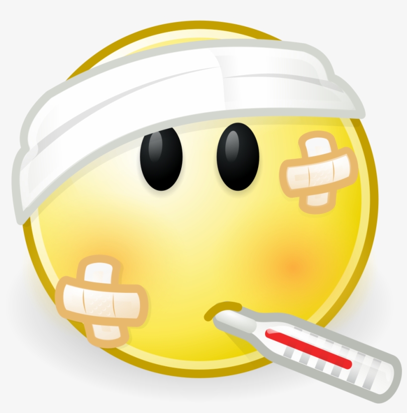 Gnome Face Sick - Sick Face, transparent png download