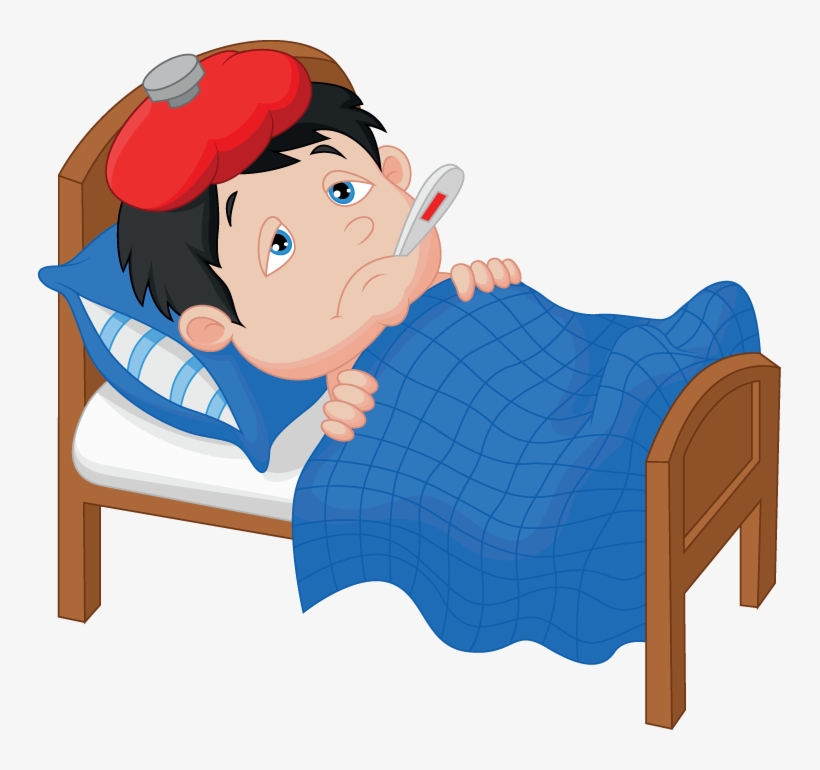 Picture Free Stock Flu Clipart Sick Kid - Sick Kid Png, transparent png download