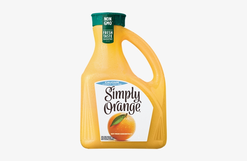 Simply Orange<sub>®</sub> Pulp Free With Calcium - Simply Orange Juice High Pulp, transparent png download