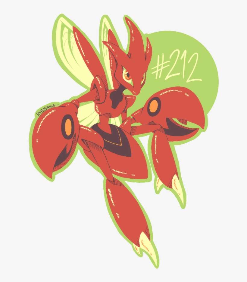 Best Bug Pokemon Pkmnart Scizor December 2014 Https - Cartoon, transparent png download