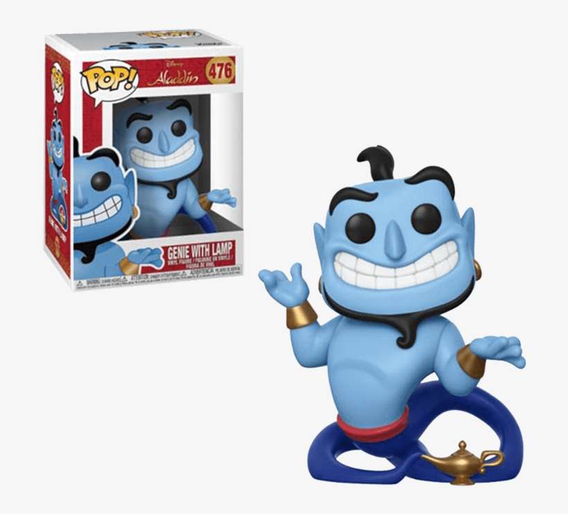 Funko Pop Aladdin Genie With Lamp 2 - Funko Genie With Lamp, transparent png download