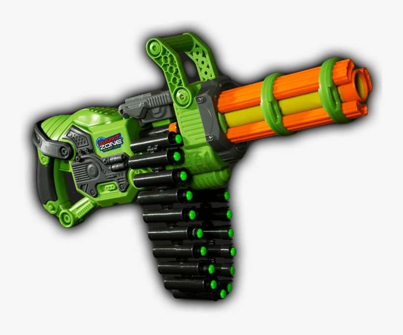 Scorpion- No, This Is The Punisher's Much Smaller And - Custom Nerf Gatling Gun, transparent png download