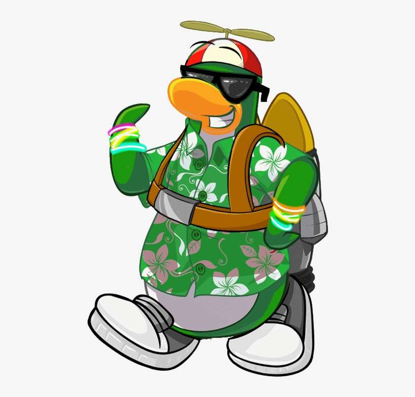 Graphic Girpenguin Vertebrate Character Illustration - Club Penguin Rookie 2016, transparent png download