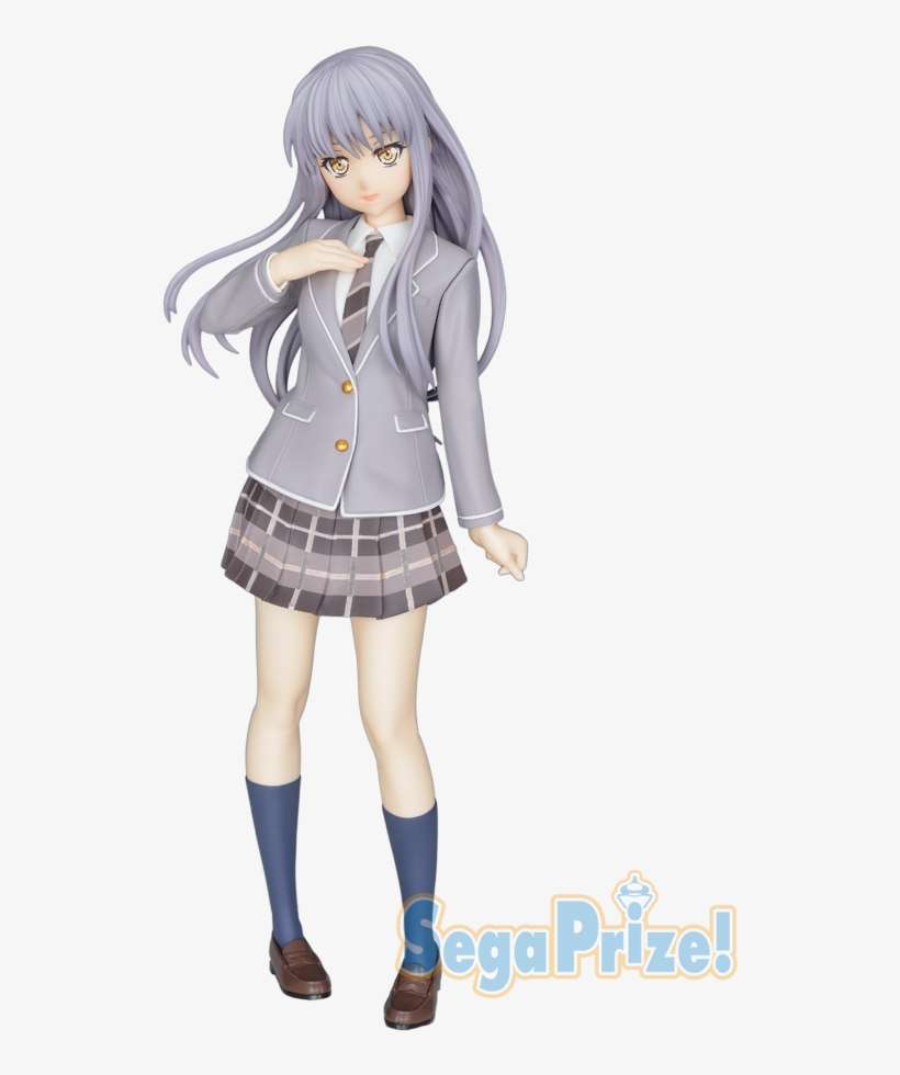 Minato Yukina - Pm Figure - School Days - Bang Dream - Sega, transparent png download