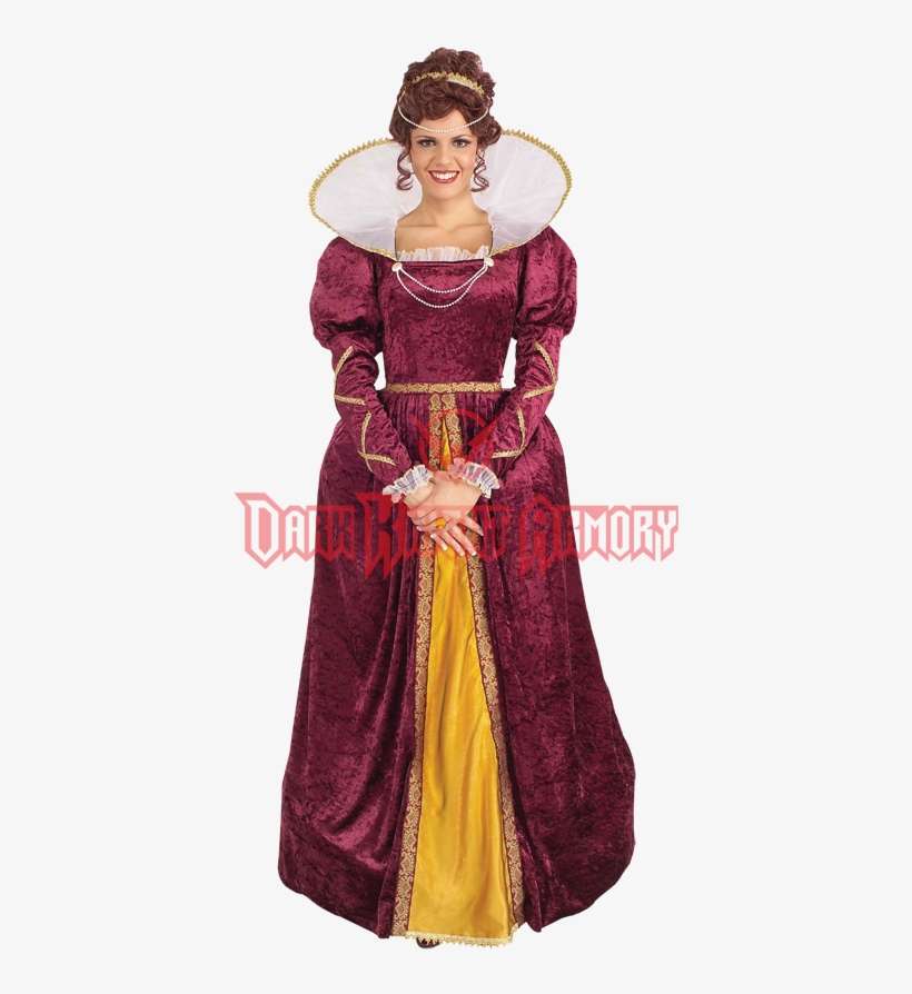 Queen Elizabeth Women's Costume - England Costume For Female, transparent png download