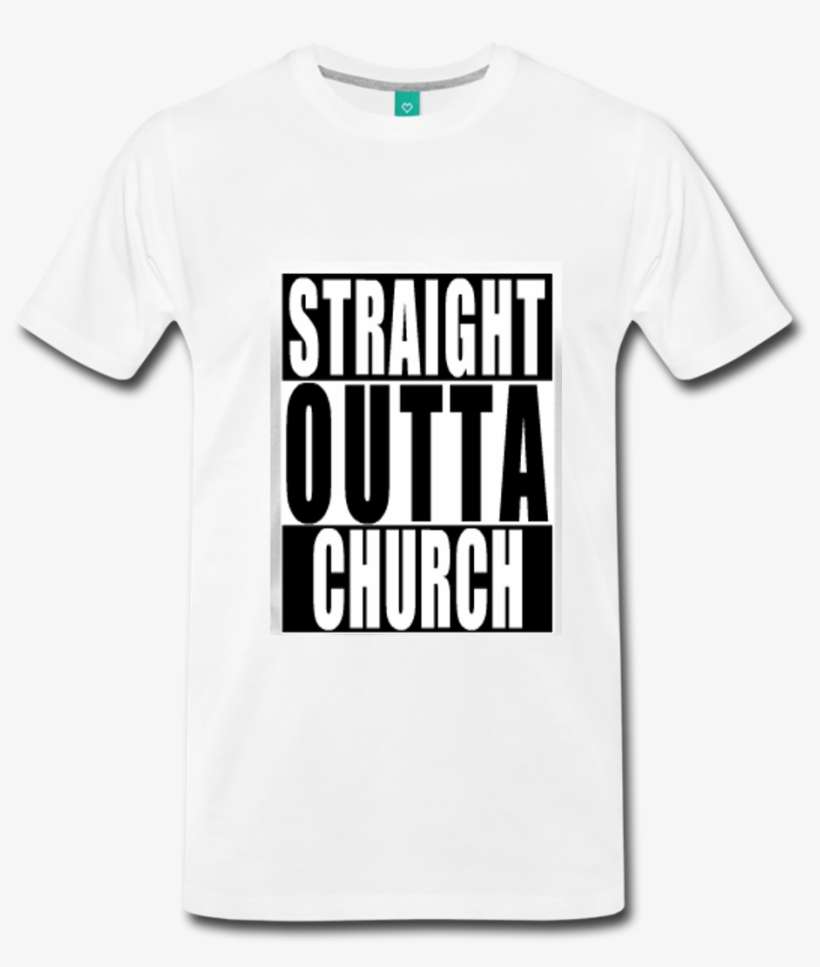 Straight Outta Church - Active Shirt, transparent png download