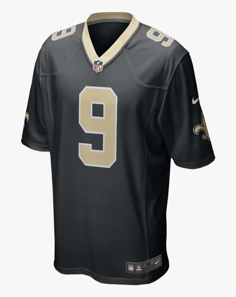 Nike Nfl New Orleans Saints Game Men's Football Jersey - New Orleans Saints Jersey, transparent png download