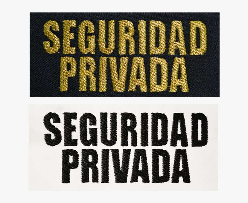 Bordado Seguridad Pr - Seguridad Privada Bordado, transparent png download