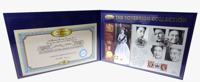 2002 Uk Full Sovereign Gold Coin With Special Queen - Diploma, transparent png download