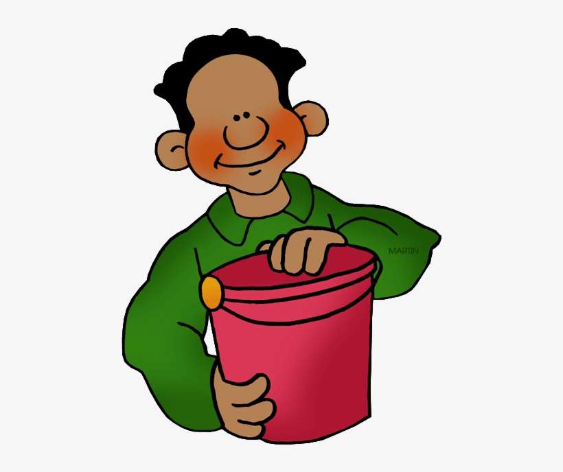 Clip Art Library Download Family And At Getdrawings - Boy With Bucket, transparent png download