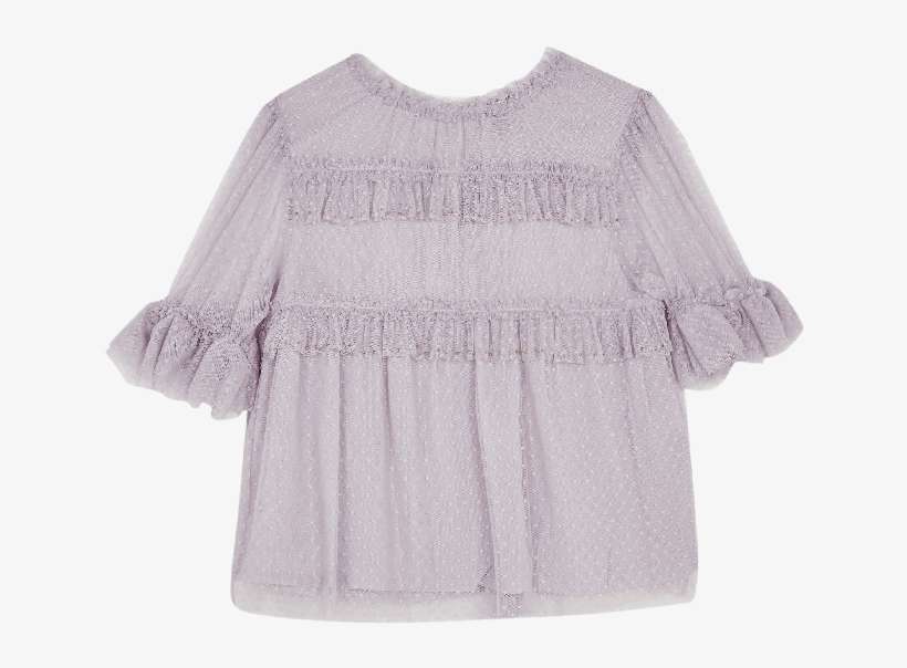 Purple Hillary Blouse - Blouse, transparent png download