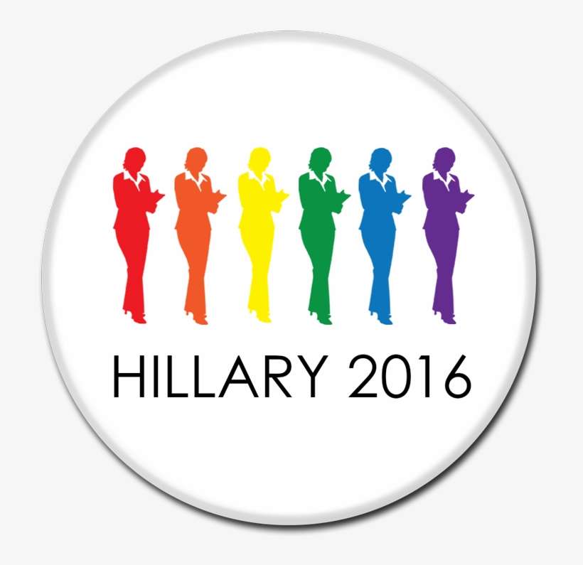 Hillary Clinton Button - Illustration, transparent png download