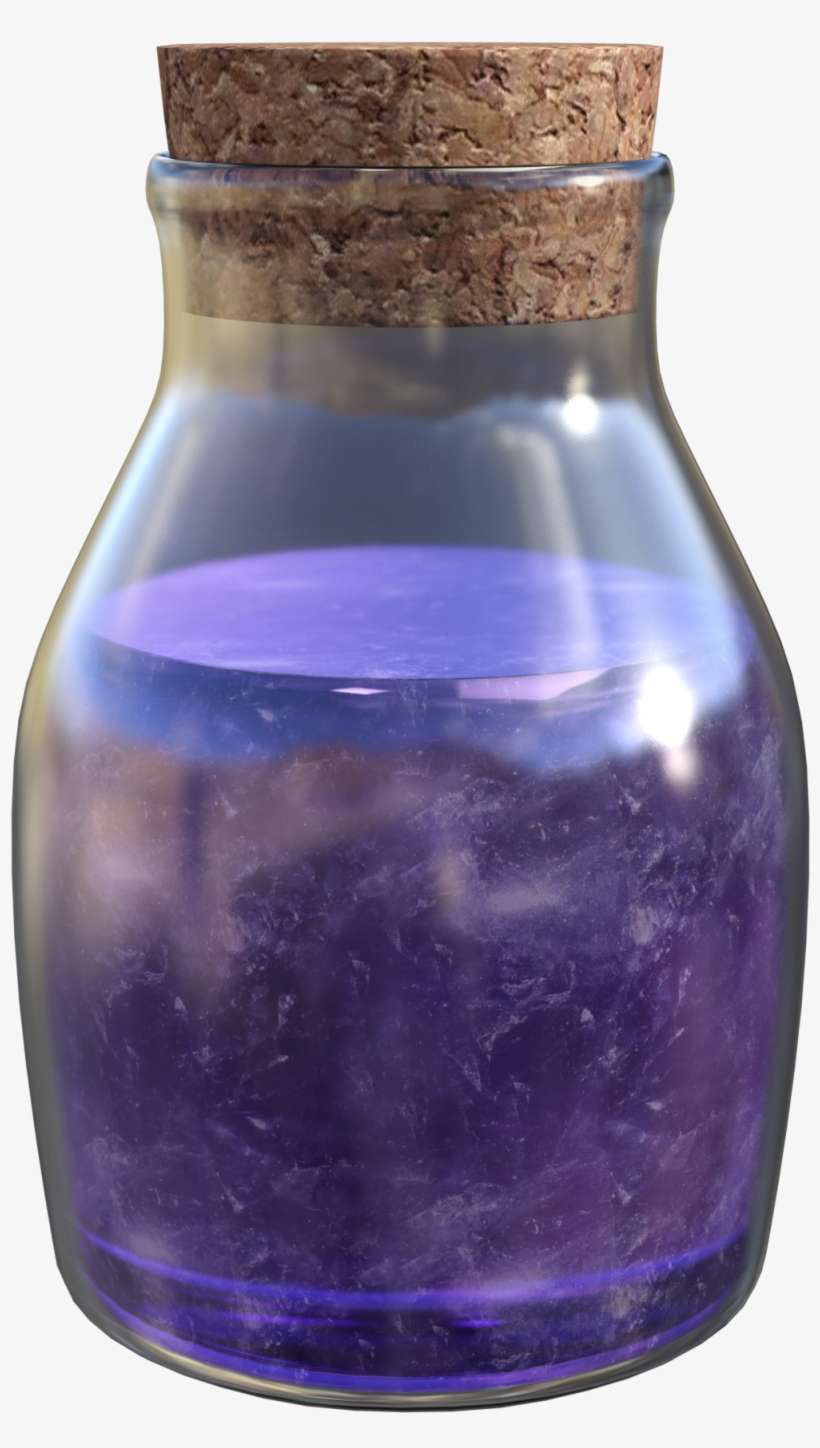 Potion Of Necrotic Resistance - Glass Bottle, transparent png download