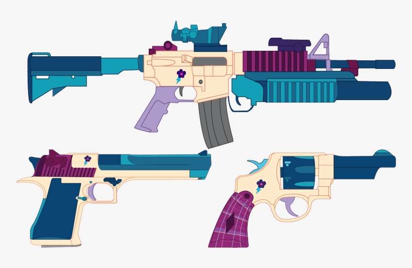 Indigo Zap Weapons Pack By Stu Artmcmoy17-d9s8xs8 - Assault Rifle, transparent png download