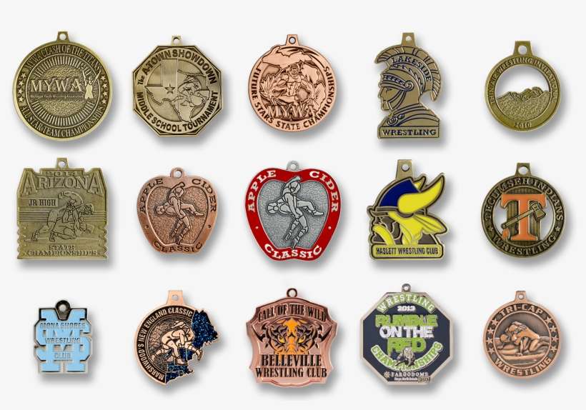 Wrestling Custom Medals Sample Collection - Paw Patrol Cupcakes Printables, transparent png download