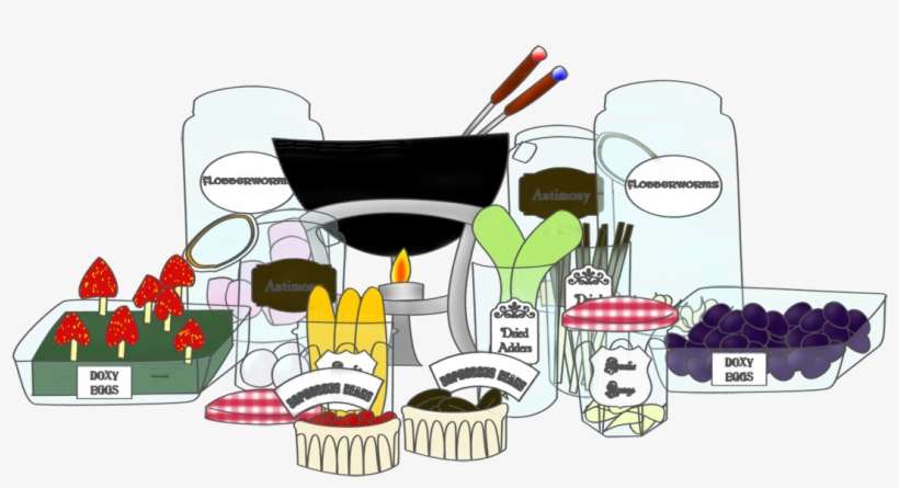 Potions Chocolate Fondue - Cartoon, transparent png download