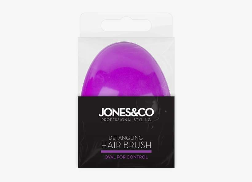 Oval Detangling Hair Brush - Eye Shadow, transparent png download