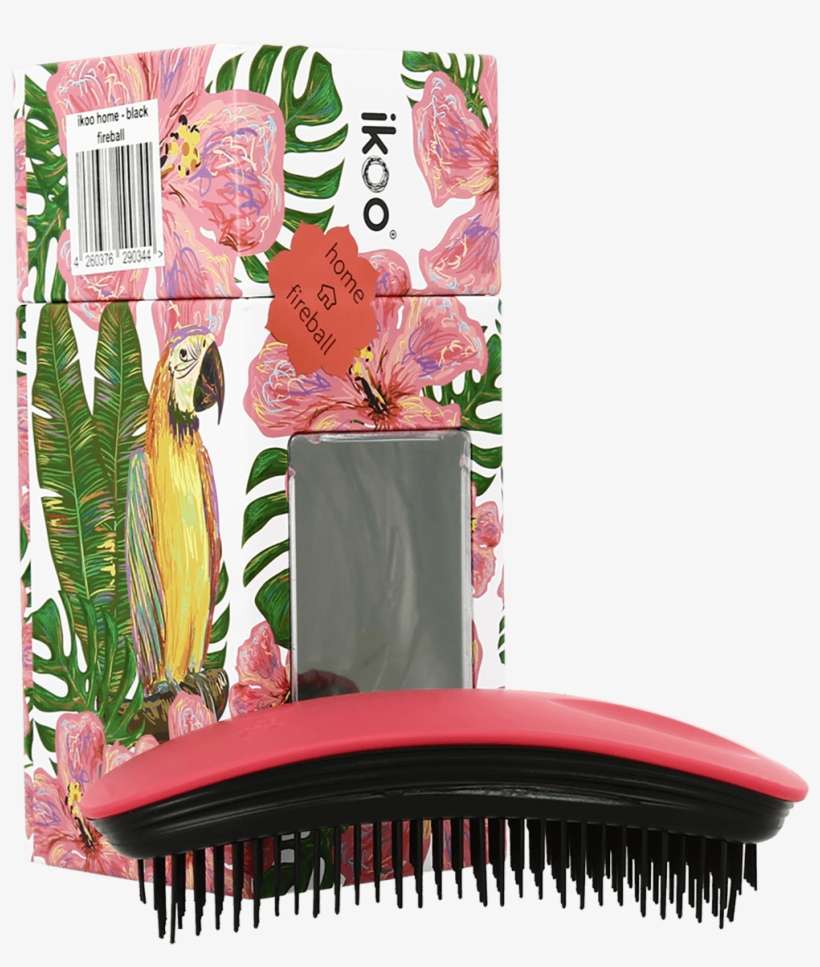 Ikoo Home Black Fireball Hair Brush - Brush PNG Image | Transparent PNG ...