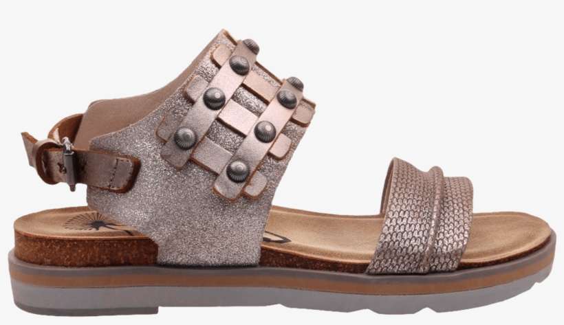 Womens Sandal Lantern In Silver Side View - Sandal, transparent png download