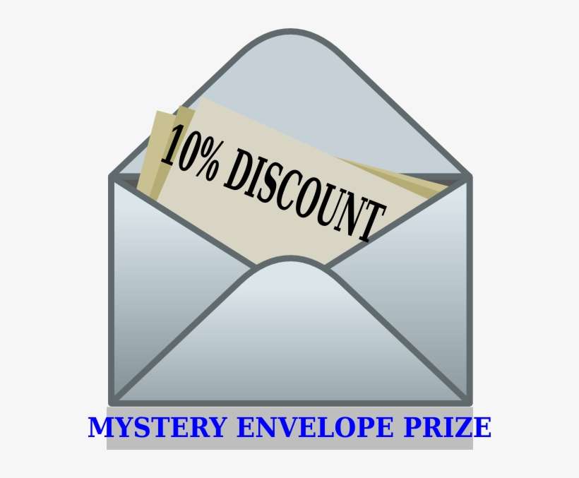 Mystery Clipart Mystery Prize - Open Envelope, transparent png download