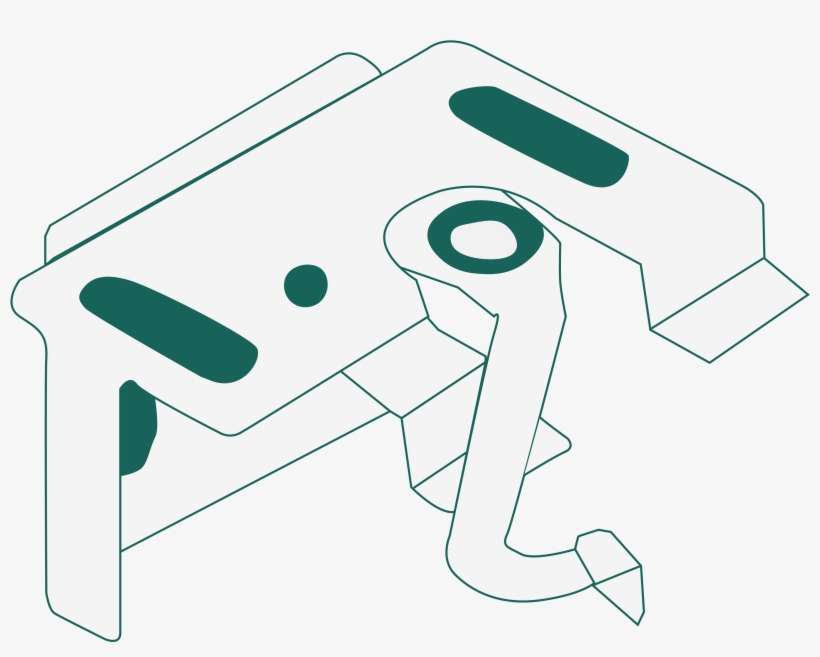 Your Bracket Will Have A Swinging Arm Which You Need - Graphic Design, transparent png download