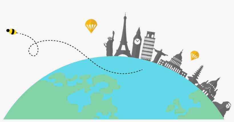 Travel The World Png - Travel Around The World Png, transparent png download