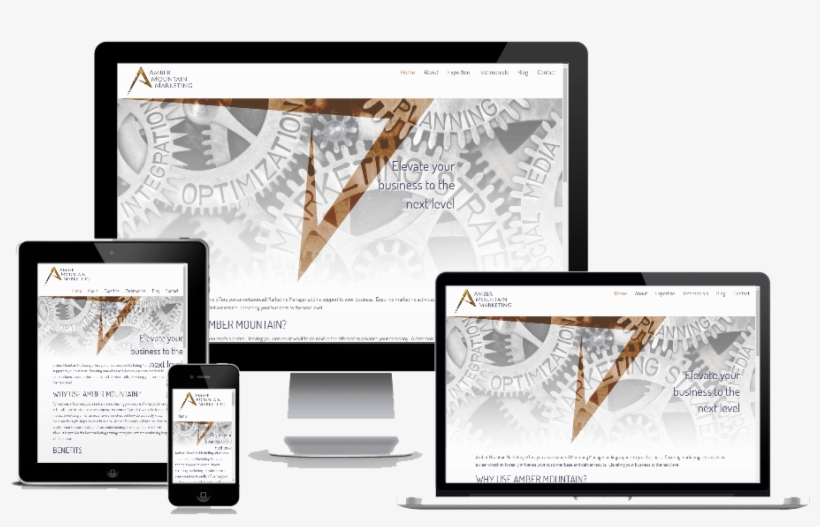 Amber Mountain Marketing - Blogger News Template Free, transparent png download