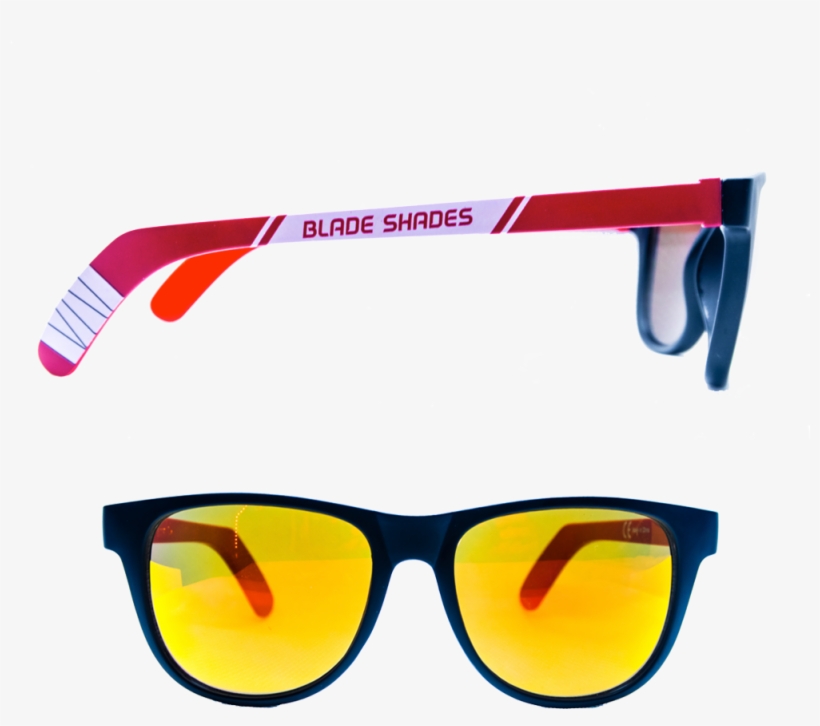Blood Dual - Blade Shades Hockey Sunglasses, transparent png download