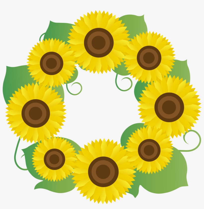 Simple Dibujos Animados Lindo Comercial Png E Imagen - Sunflower, transparent png download