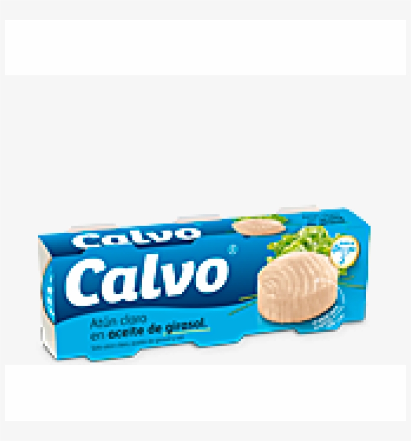 Atún Claro En Aceite De Girasol Calvo Pack 3 Ud - Atun Calvo Png, transparent png download