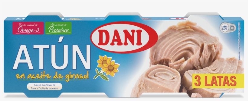 Tuna In Sunflower Oil 3x80g - Dani, transparent png download