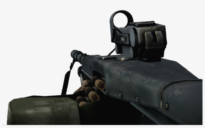 M60 Red Dot Sight Photo M60reddotsightbfbc2 Zps71814038 - Machine Gun, transparent png download