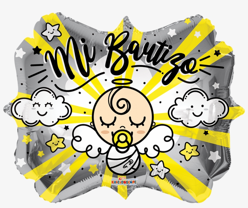 18" Mi Bautizo Angelito, Metalizado, transparent png download