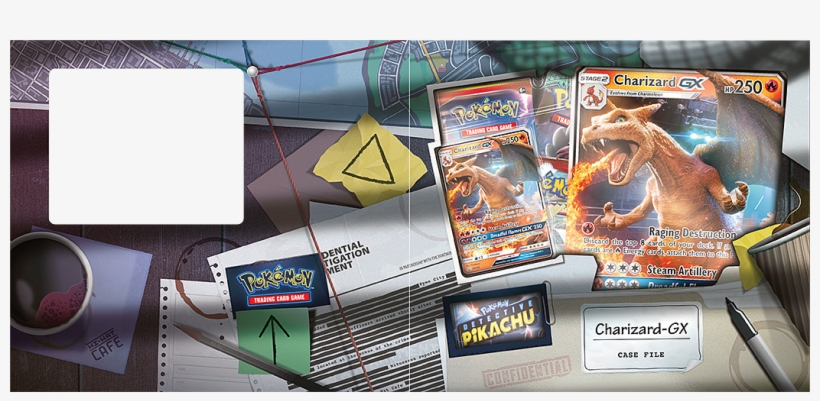 Detective Pikachu Charizard Gx Case File - Pc Game, transparent png download